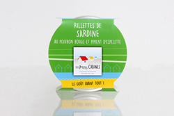 RILLETTES DE SARDINES AU POIVRON ROUGE ET PIMENT D'ESPELETTE